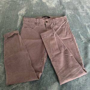 J Brand Women's Anja Cropped  Cuffed Mid-Rise Skinny Jeans Storm Grey Size 27